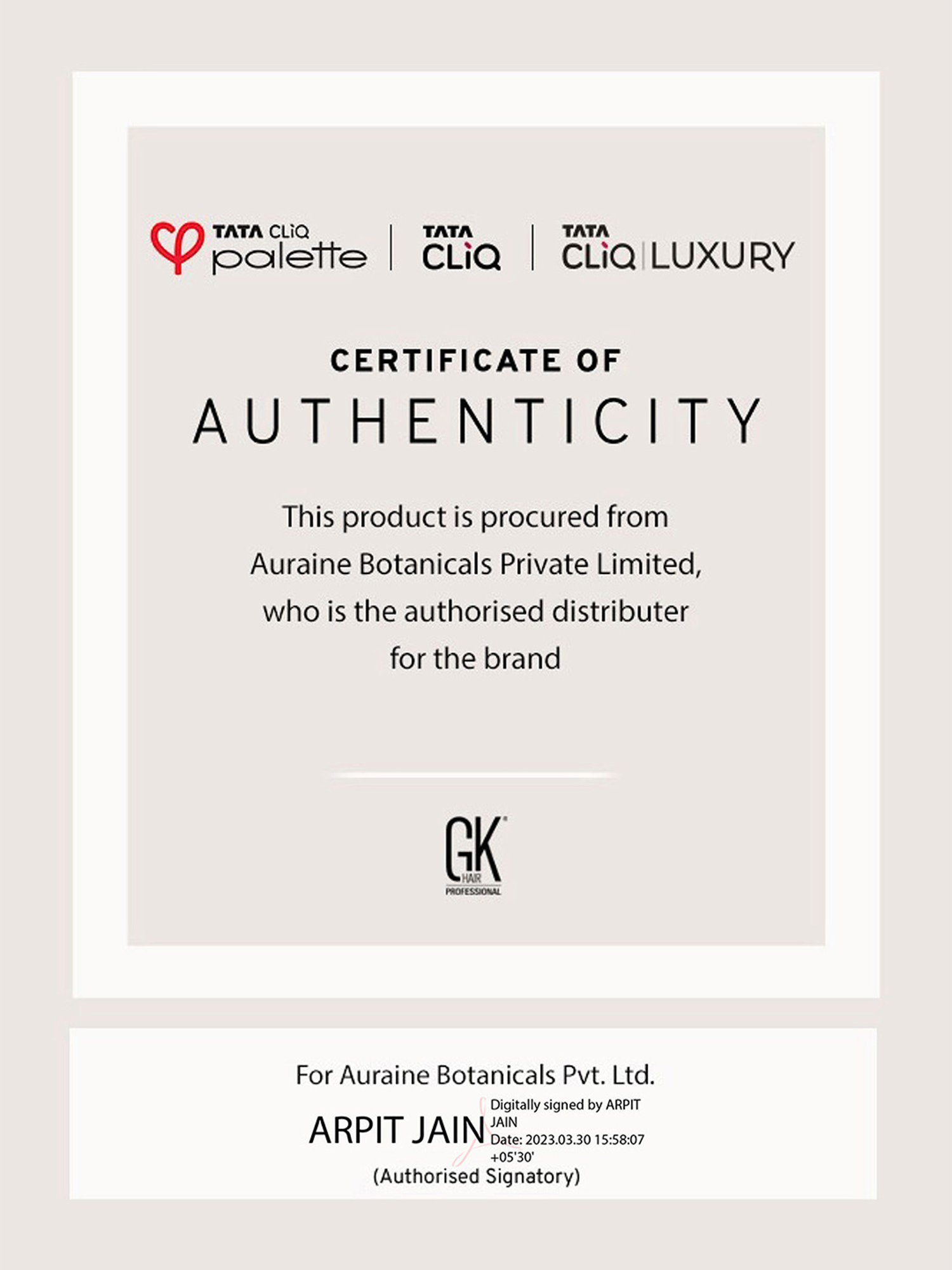 GK Hair Color Protection Moisturizing Conditioner - 100 ml