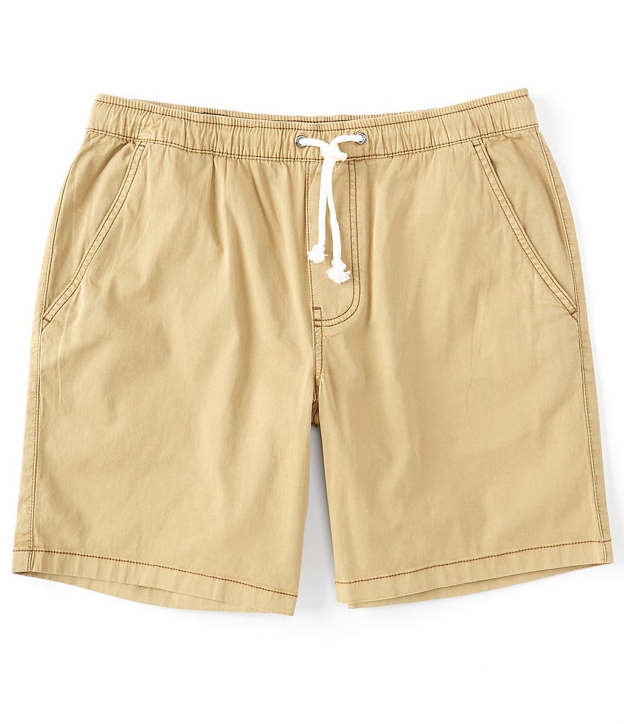 Iron Co. Beach Dip-Dye Twill 7#double; Inseam Pull-On Shorts