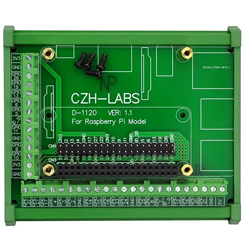 DIN Rail Mount Screw Terminal Block Adapter Module for Raspberry Pi A+ 3A+ B+ 2B 3B 3B+ 4B Zero ZeroW