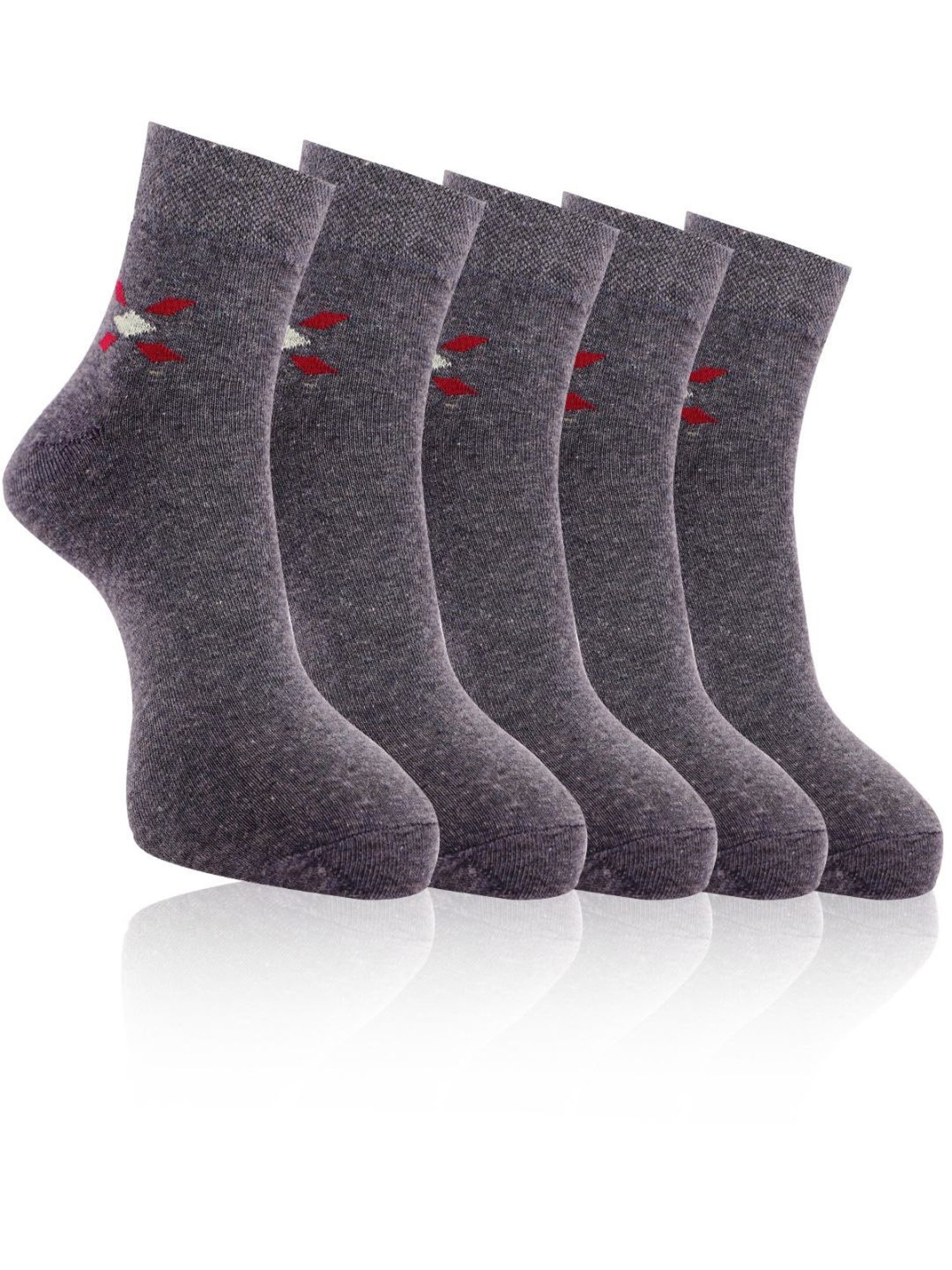 Dollar Socks For Mne's Formal Ankle Length In (Pack of 5)