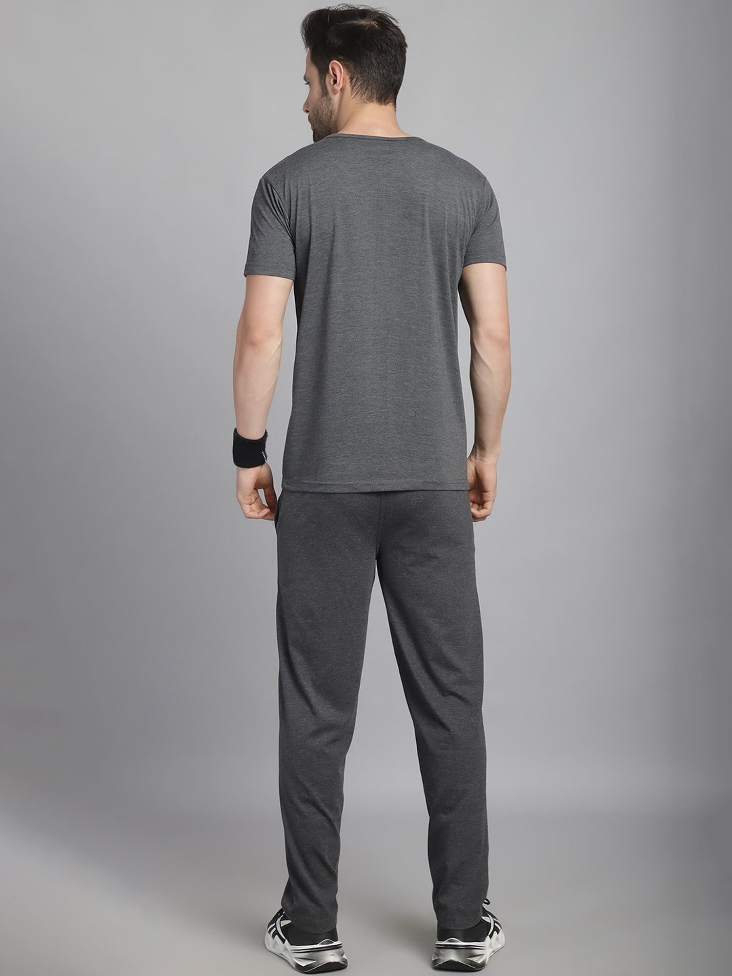 Rock.It Blue Regular Fit Printed TrackSuit