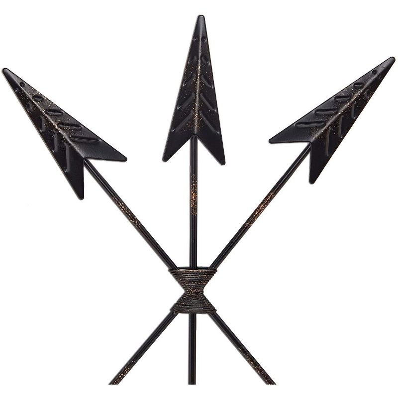 Farmlyn Creek Rustic Arrow Home Wall Decor, Black Cast Iron Sign (15 x 11.25 Inches)