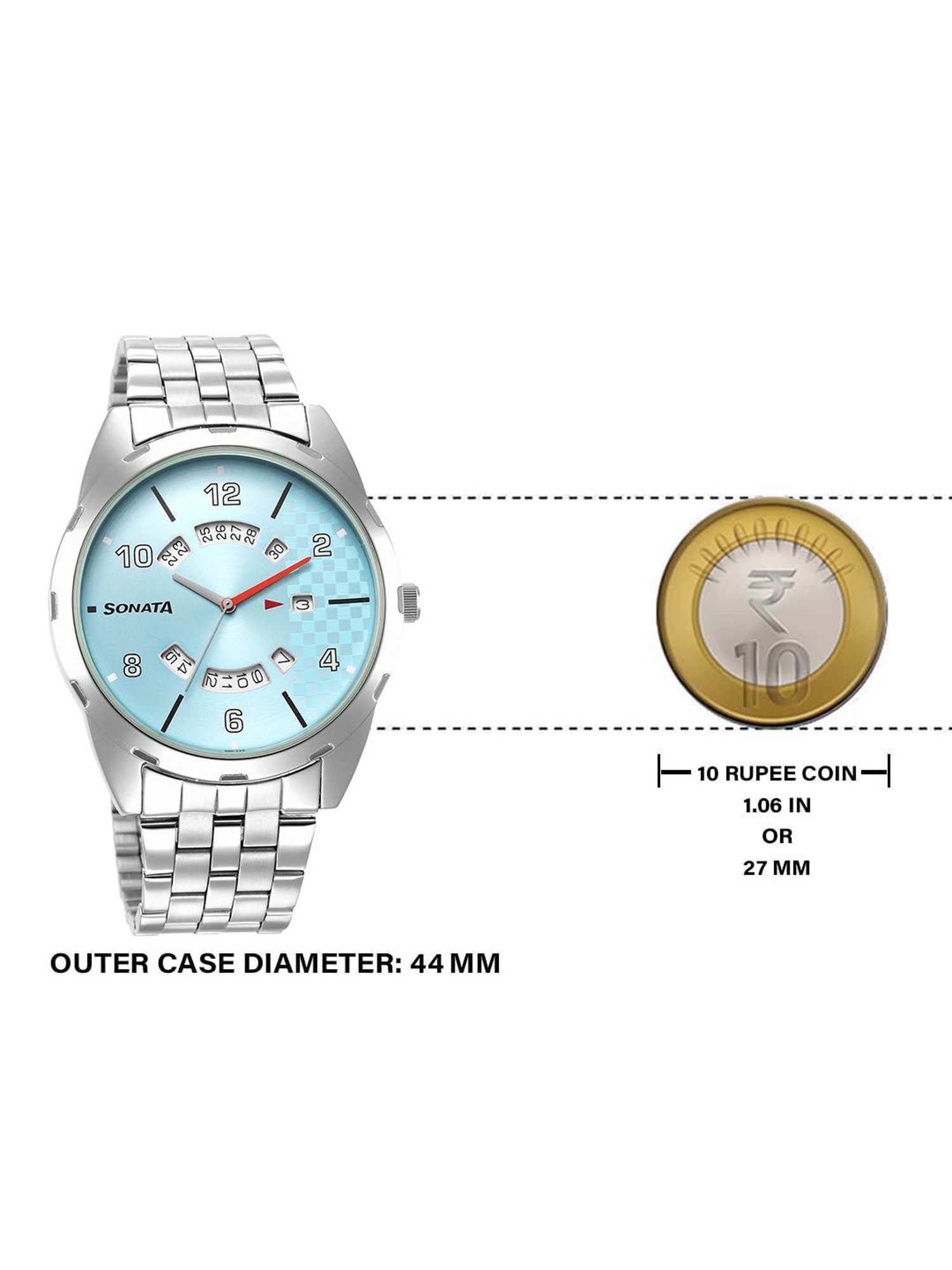 Sonata 7149SM01 RPM Analog Watch for Men