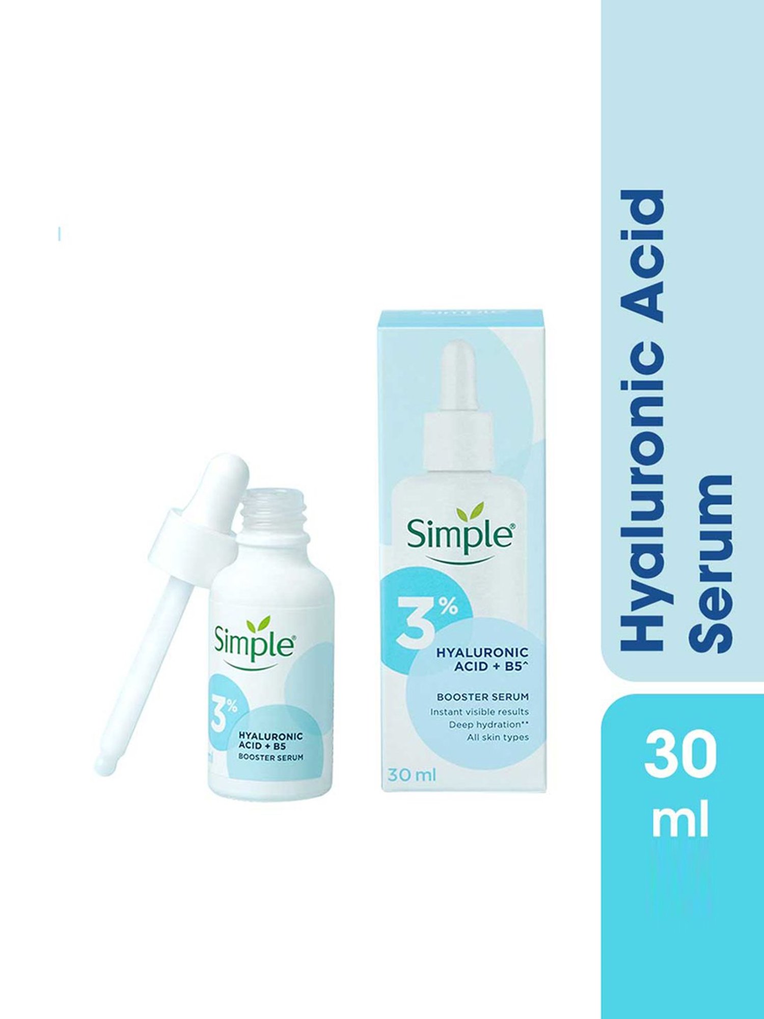 Simple 3% Hyaluronic Acid + B5 Booster Serum - 30 ml