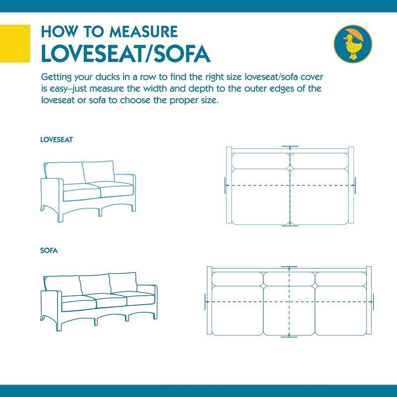 87"W Ultimate Patio Sofa Cover Mochaccino - Classic Accessories