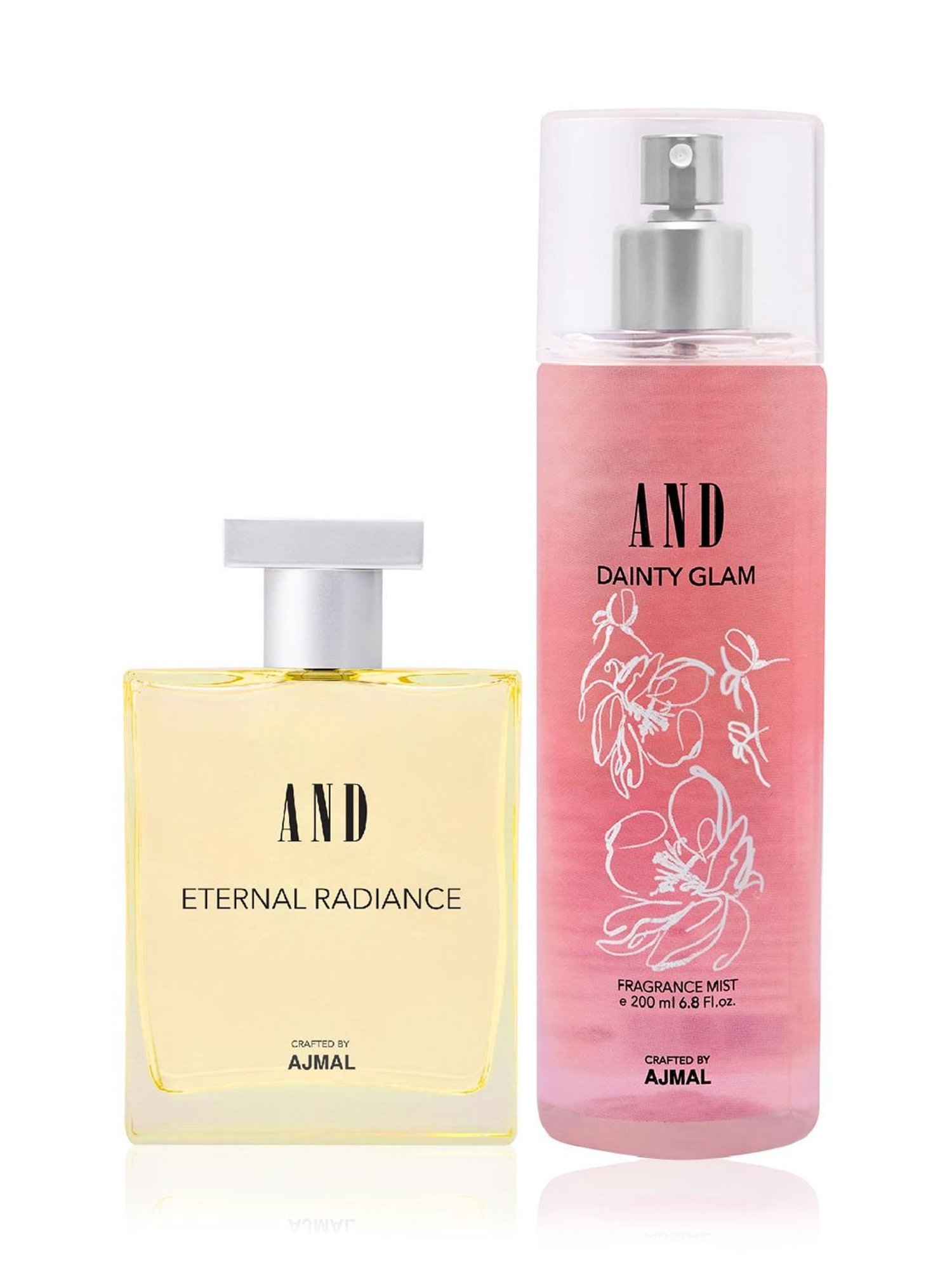 AND by Ajmal Eternal Radiance Eau de Parfum & Dainty Glam Fragrance Mist Combo for Women