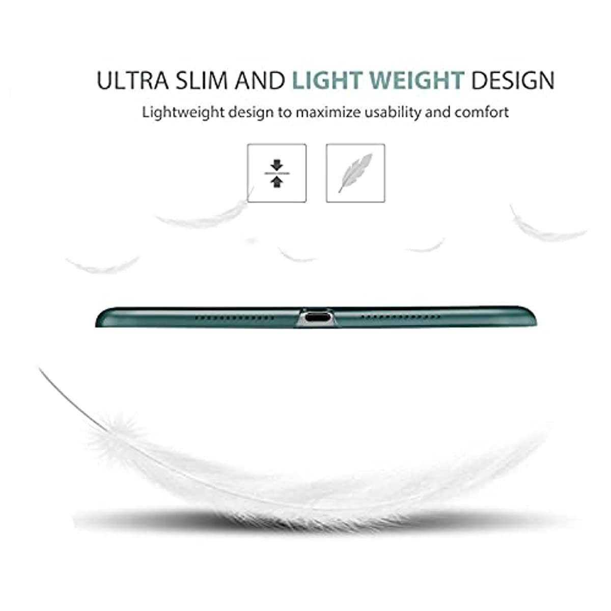 ProCase iPad Air 3 10.5" 2019 / iPad Pro 10.5" 2017 Emeral Slim Hard Shell Case Bundle with Tempered Glass Screen Protector