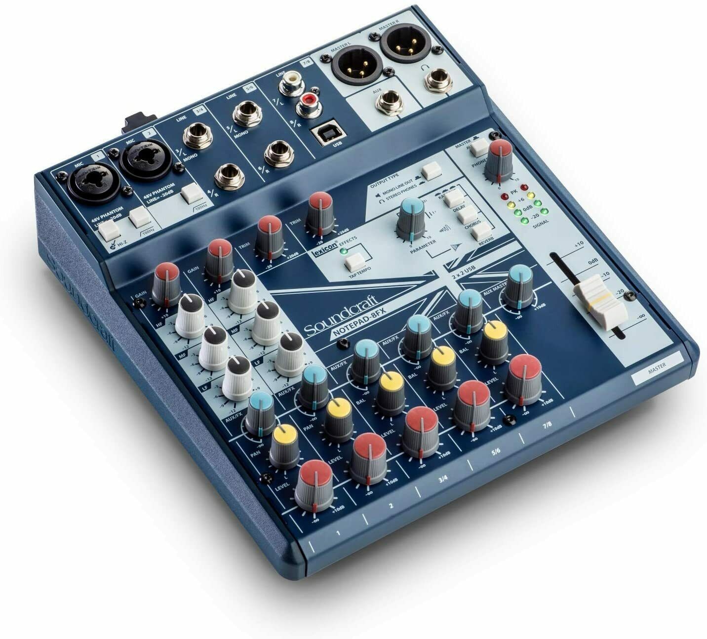 Soundcraft Notepad-8FX Small-format Analog Eight-Channel Mixing Console