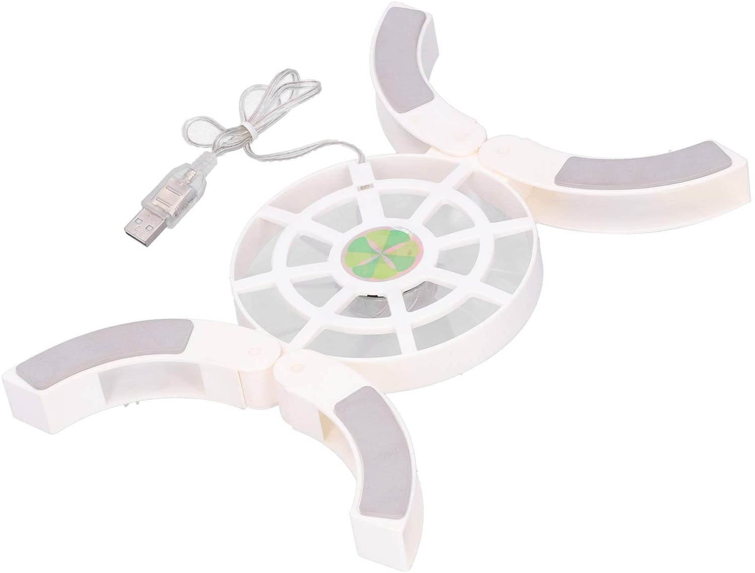 Surebuy Laptop Cooler Pad, USB PC Cooling Base for PC Mac PS4(White, Pisa Leaning Tower Type)