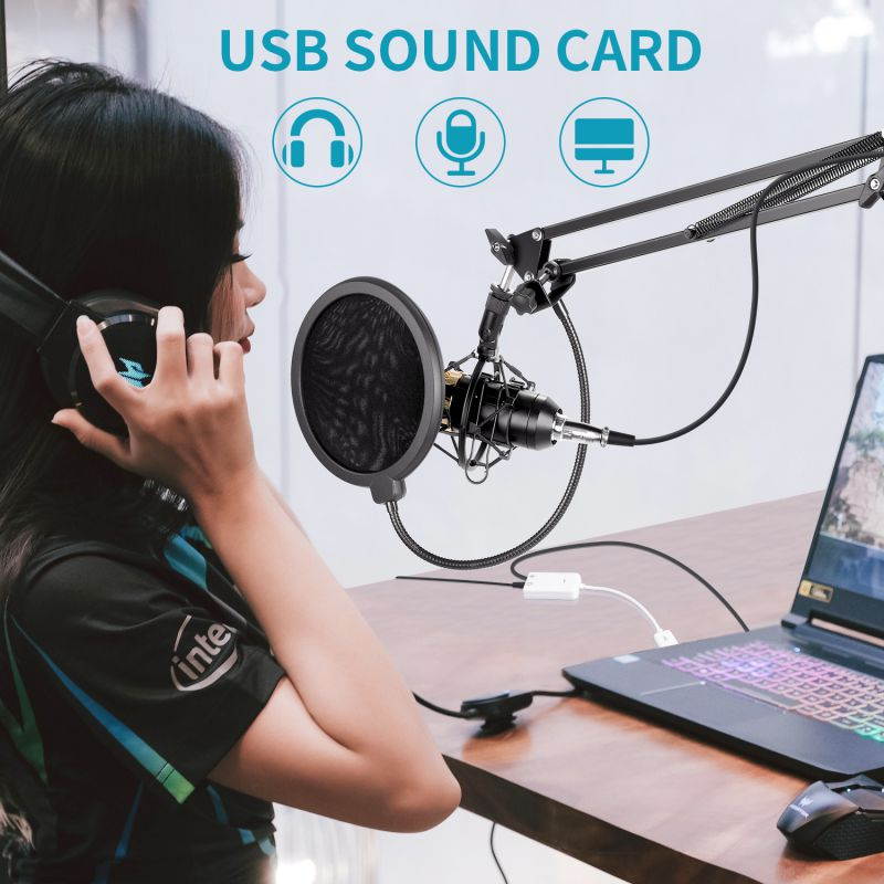 10 Foot Male to Female XLR Microphone Cable (Black)