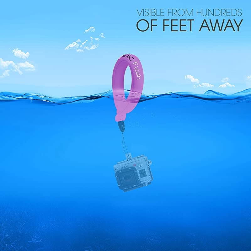 Waterproof Camera Float - Pack of 2 - Turquoise & Purple