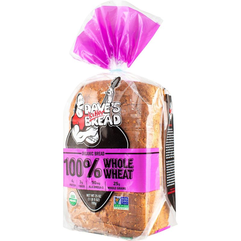 Dave's Killer Bread Organic 100% Whole Wheat Bread - 25oz