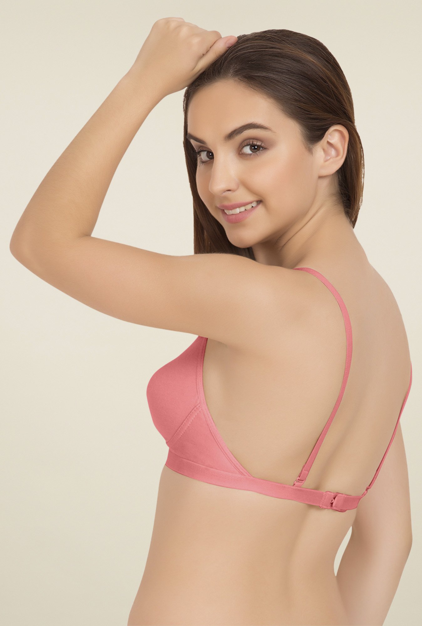 Tweens Baby Pink & Coral Non Padded T-Shirt Bra (Pack of 2)
