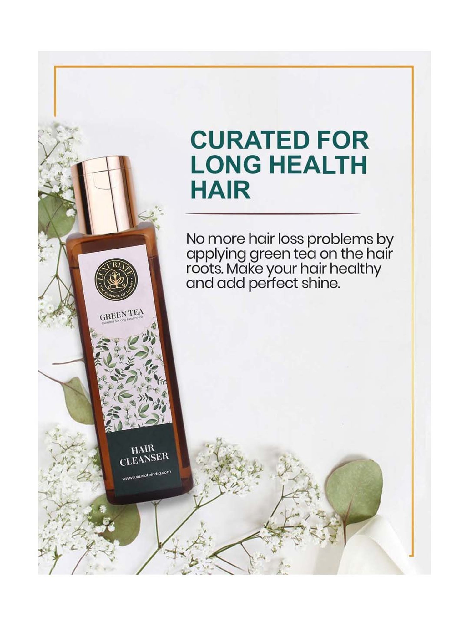 Luxuriate Green Tea Daily Hair Repair Luxury Shampoo - 200 ml