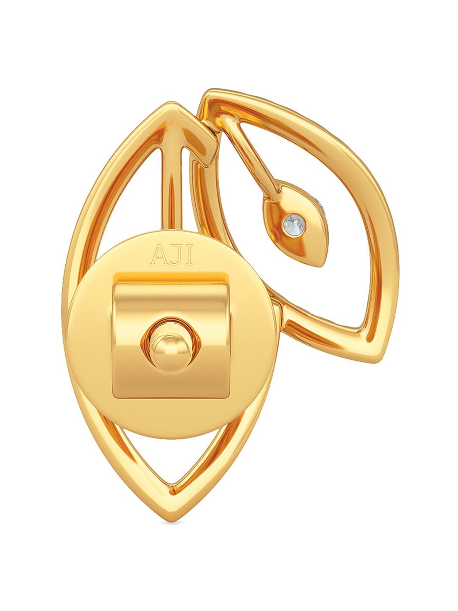 Joyalukkas 18k Gold & Diamond Stud Earrings