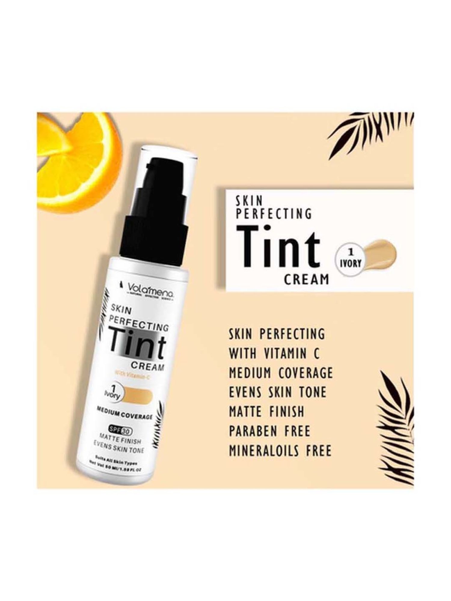 Volamena Skin Perfecting Tint Cream Shade (1 Ivory) - 50 ml