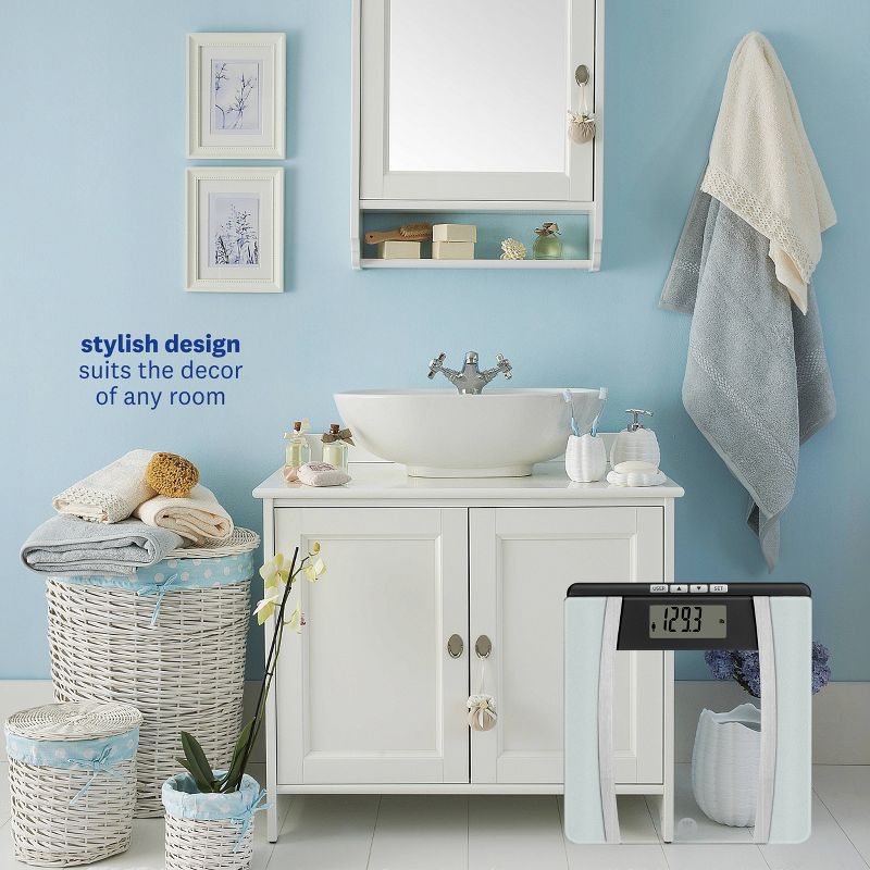 Body Analysis Glass Scale Silver - Weight Watchers