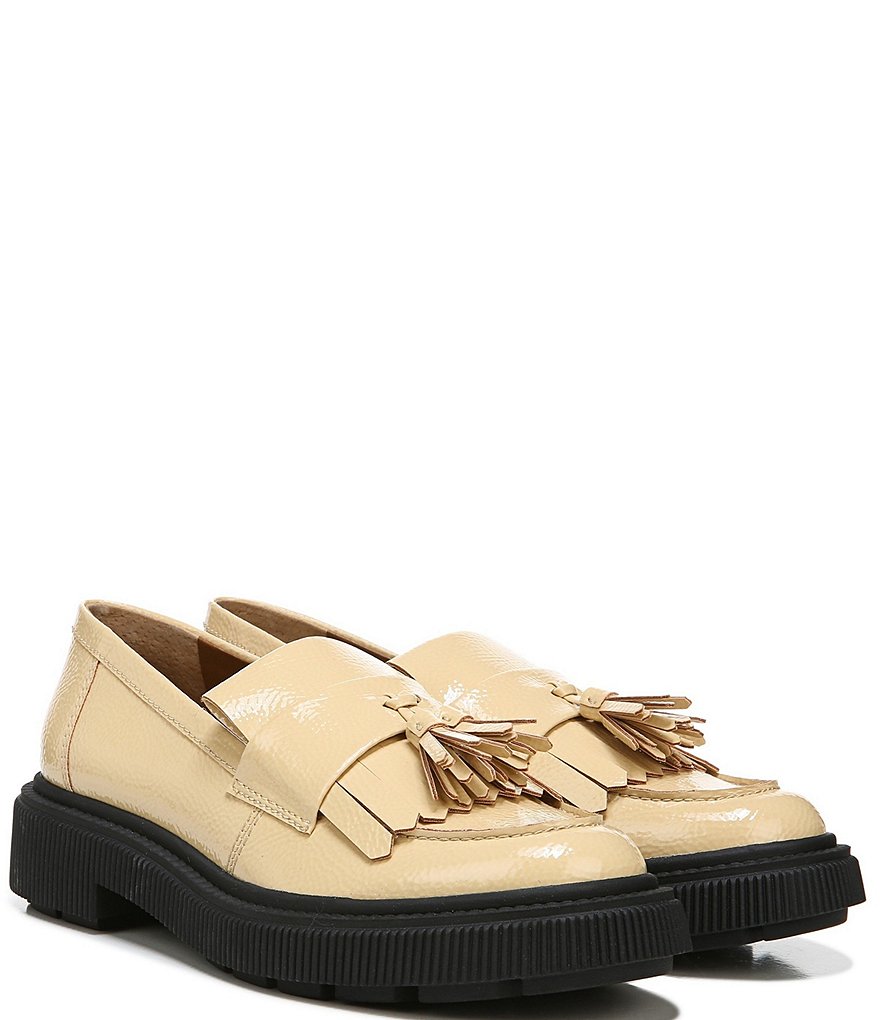 Franco Sarto Jack Kiltie Fringe Tassel Patent Loafers