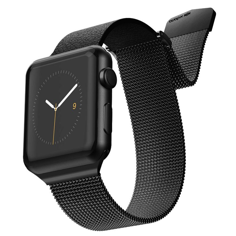 X-Doria Hybrid Mesh Band for 42mm Apple Watch - Black/Black