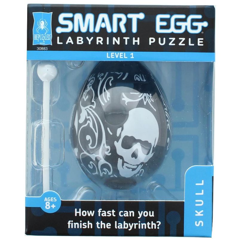 University Games Smart Egg 1-Layer Level 1 Labyrinth Puzzle | Skull