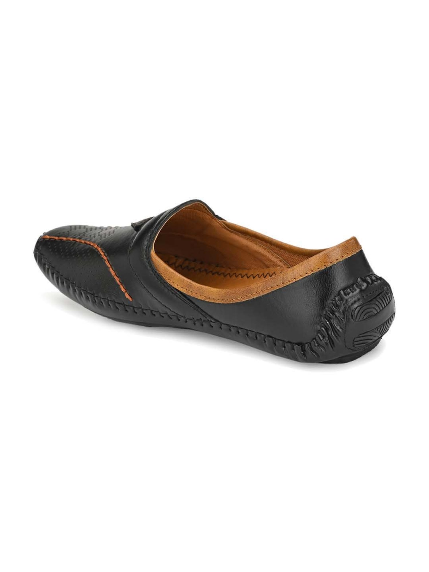 Walkstyle by El Paso Men's Black Casual Slip-Ons