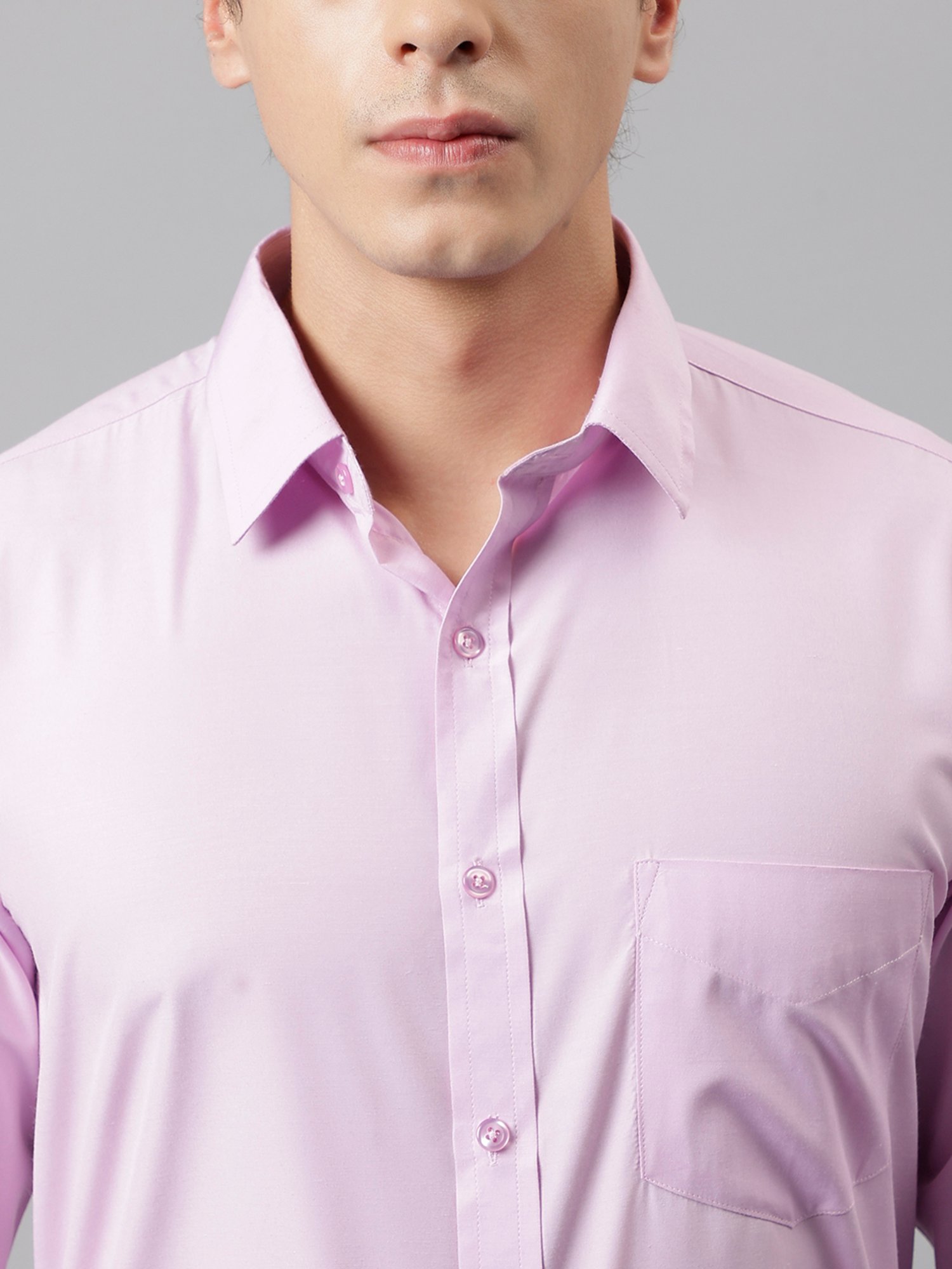 English Navy Lavender Slim Fit Shirt
