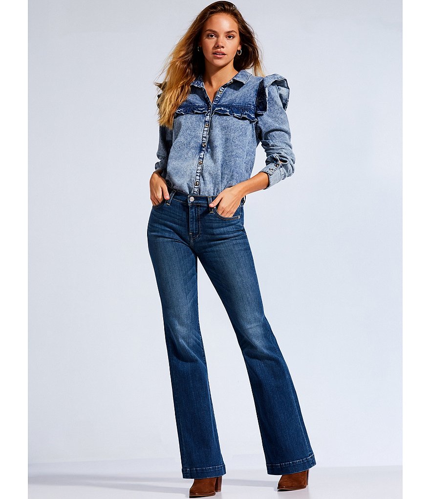 Every Straight Leg Ankle Crop Front Zipper Jeans