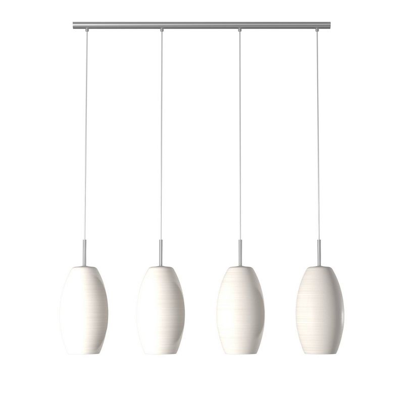 Batista 1 Multi Light Pendant Ceiling Light 39.5 " Matte Nickel - Eglo