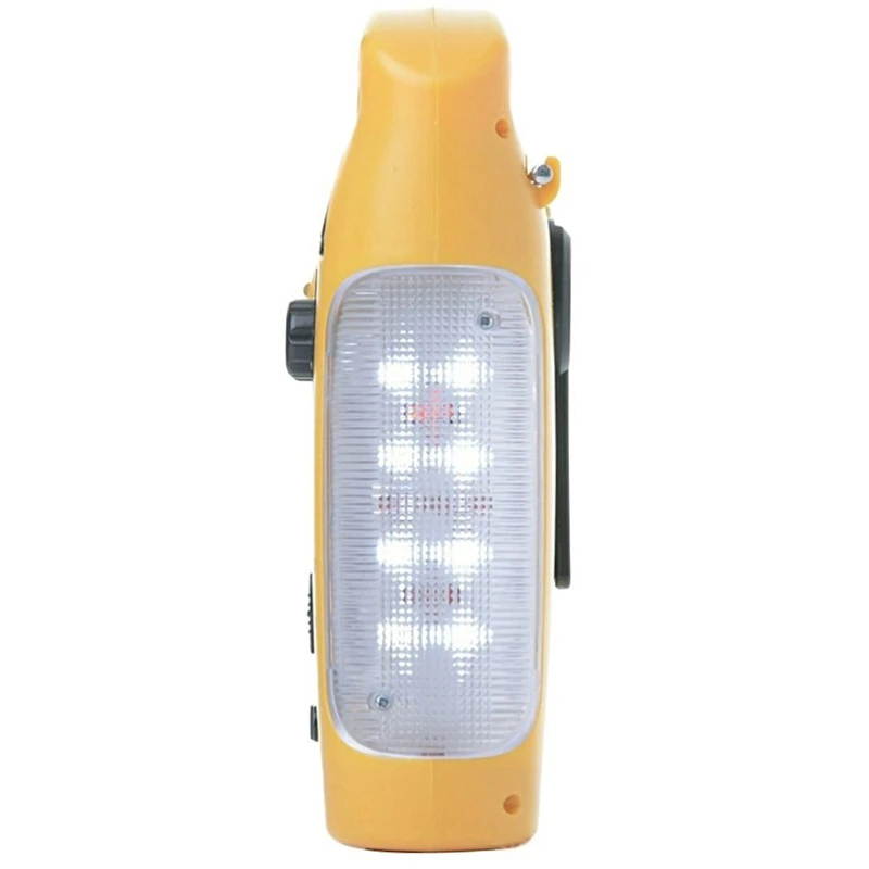 Lejiahong Cell Phone Charger Radio, Led Flashlight Radio, Led Lantern Radio, Siren, Rechargeable Batteries, Hand Crank, Solar Power Radio