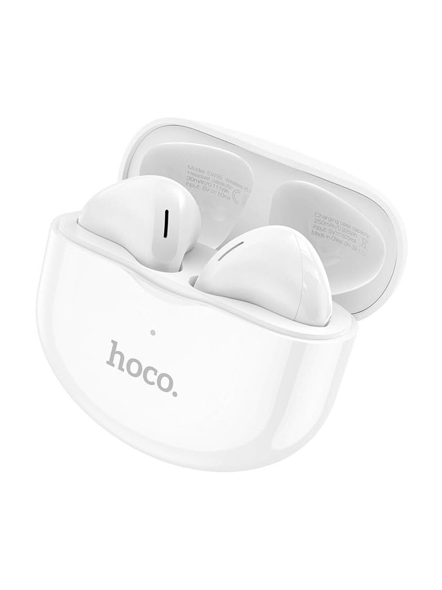 Hoco EW51 In Ear Bluetooth Earbuds with ANC & 50hrs Playtime (White, True Wireless)