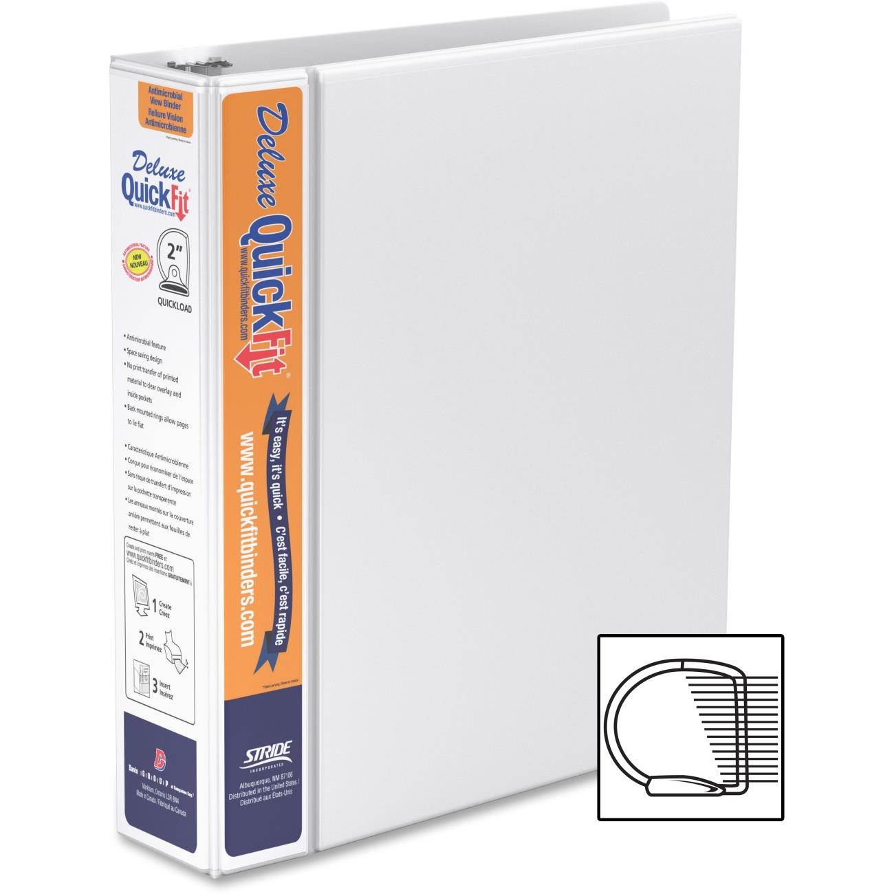 Stride QuickFit Deluxe Binder 1 EA