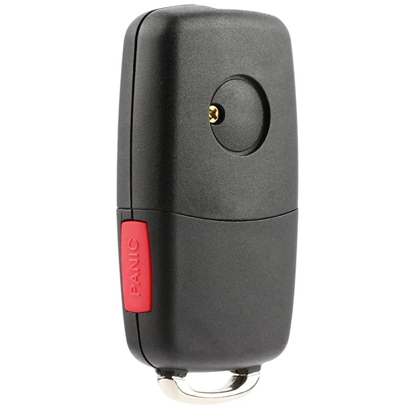 Keyless Entry Remote Flip Key Fob fits 2002 2003 2004 2005 VW Jetta Golf Passat HLO1J0959753AM