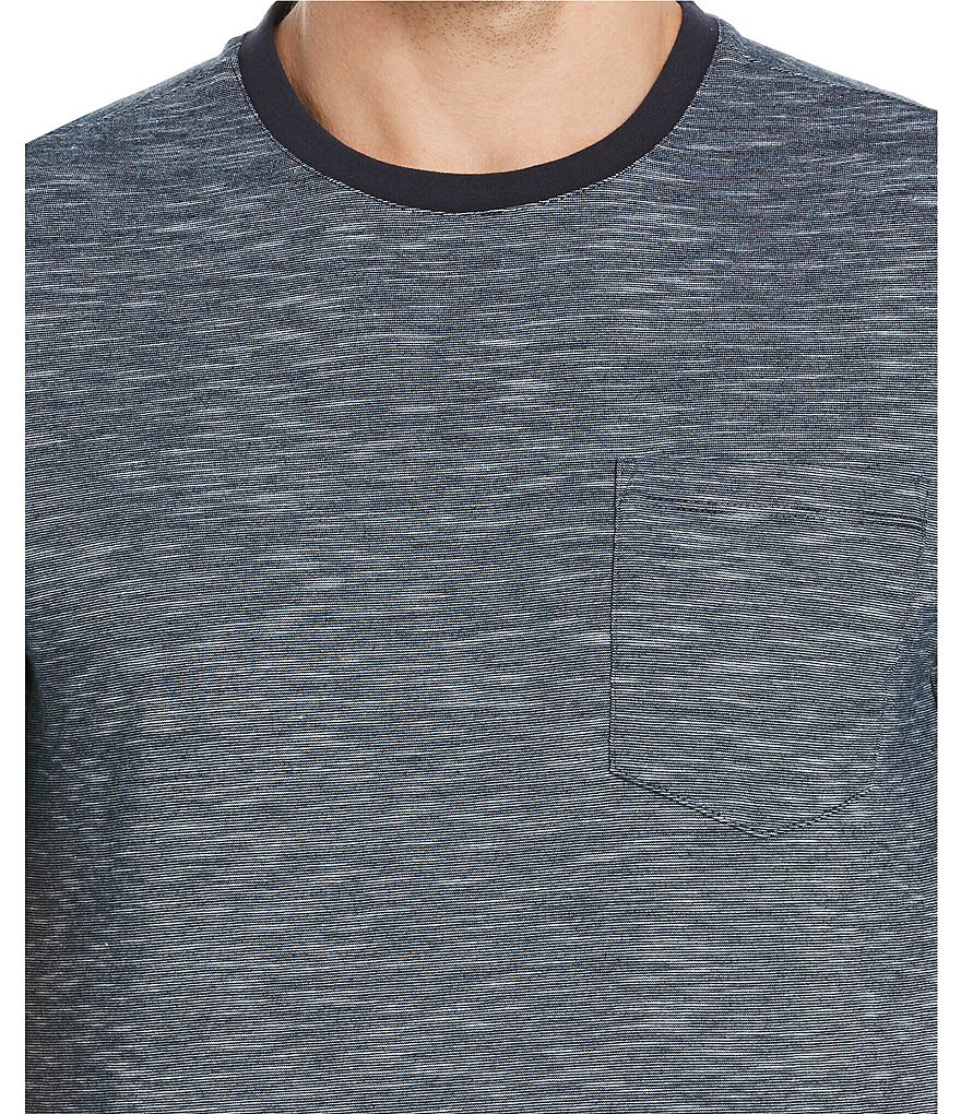 Perry Ellis Slub Textured Short-Sleeve Tee