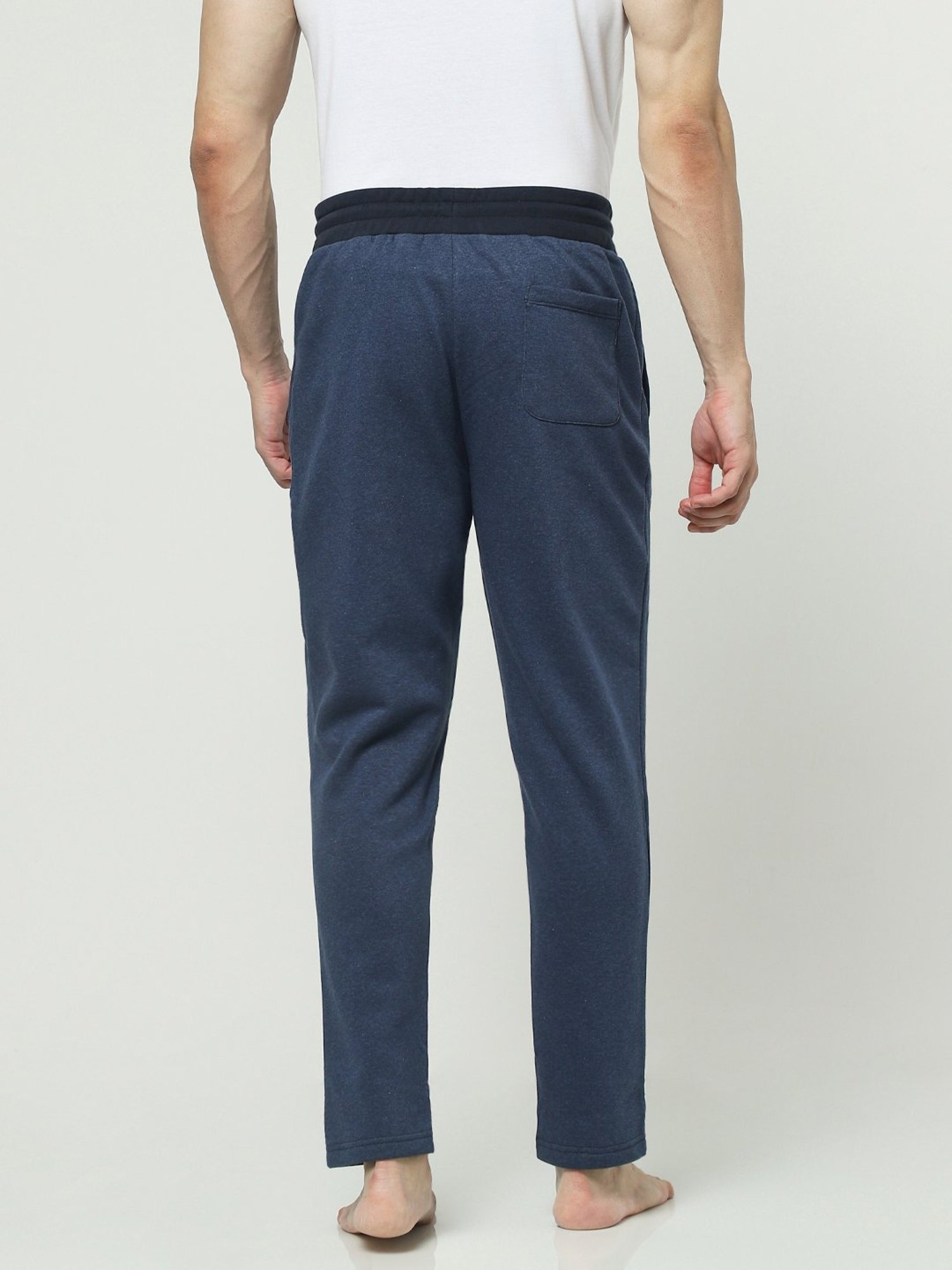 Jack & Jones Navy Regular Fit Cotton Lounge Pants