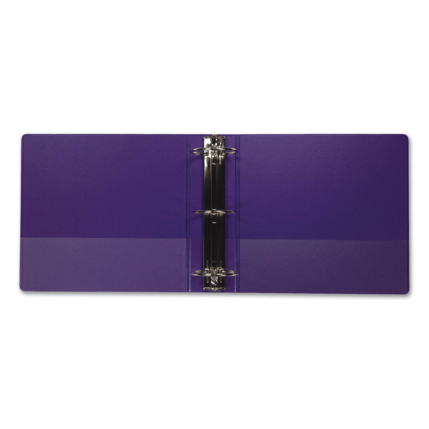 Samsill Economy Round Ring View Binders 3 Rings 4" Capacity 11x8.5 Purple 17398