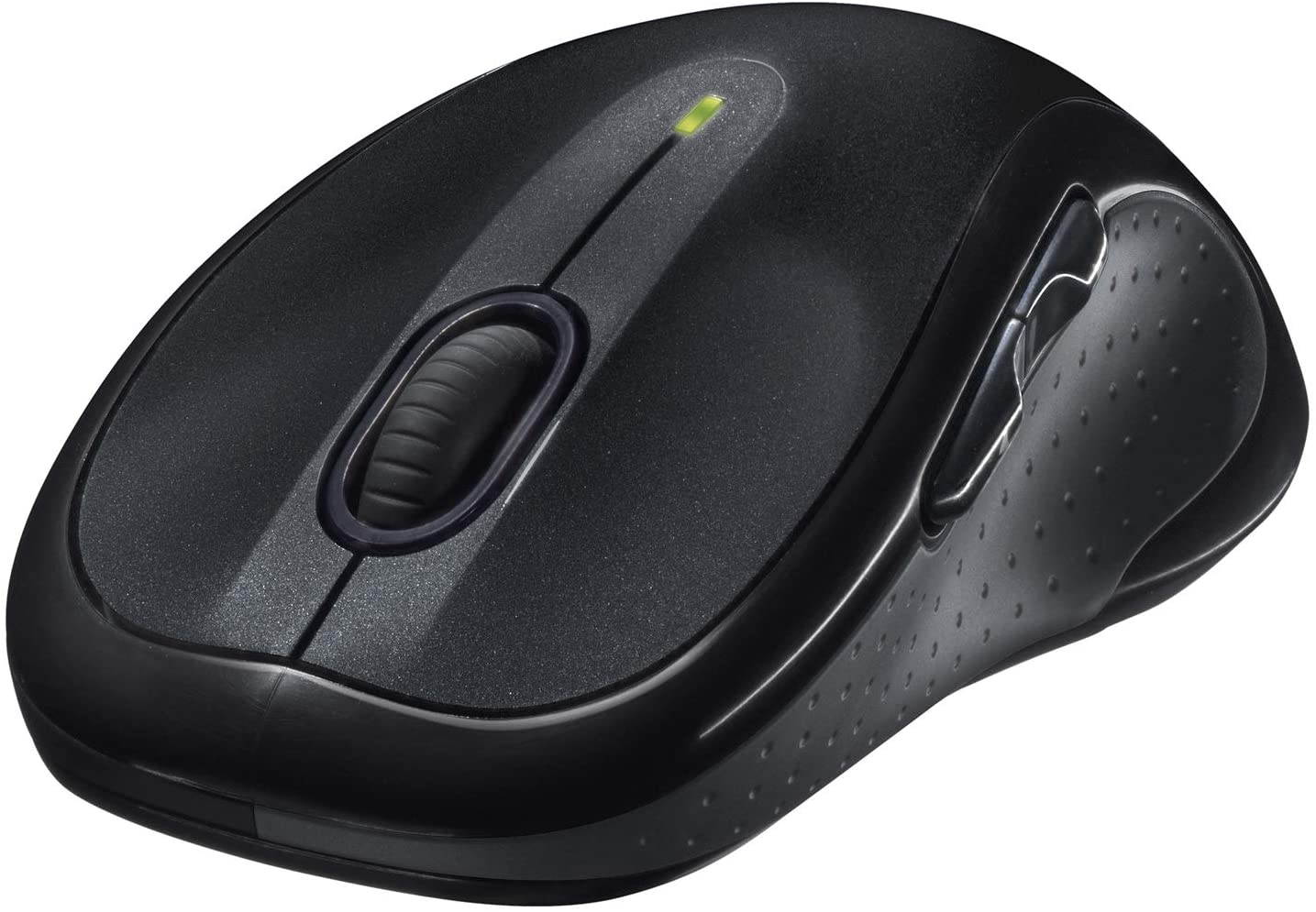 Logitech M510 Wireless Computer Mouse &ndash; Comfortable Shape with USB Unifying Receiver, with Back/Forward Buttons and Side-to-Side Scrolling, Dark Gray