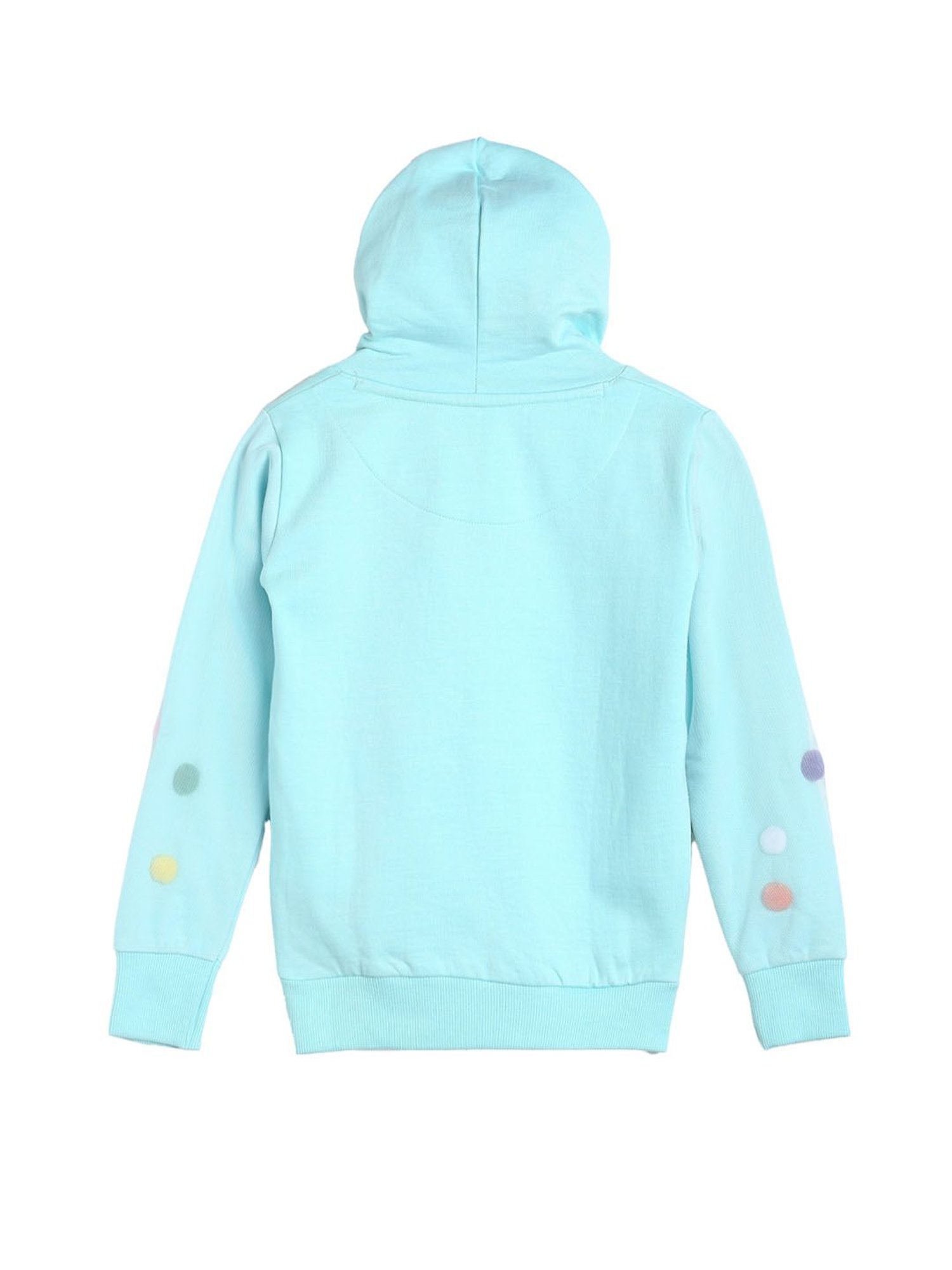 Tales & Stories Kids Blue Printed Hoodie