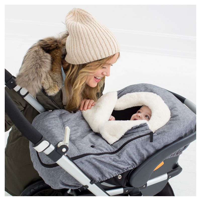 Skip Hop STROLL & GO Car Seat Cover - Heather Gray
