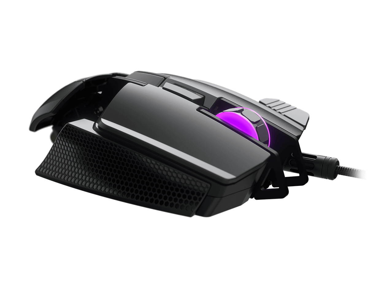 Cougar 700M EVO 16000 DPI Optical Gaming Mouse (Sensor: Pixart PMW3389) with Adjustable Palm Rest, Weights and 8 Fully Configurable Buttons