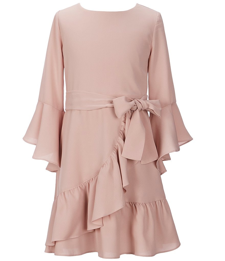 Honey and Rosie Big Girls 7-16 Lace Tiered A-Line Dress