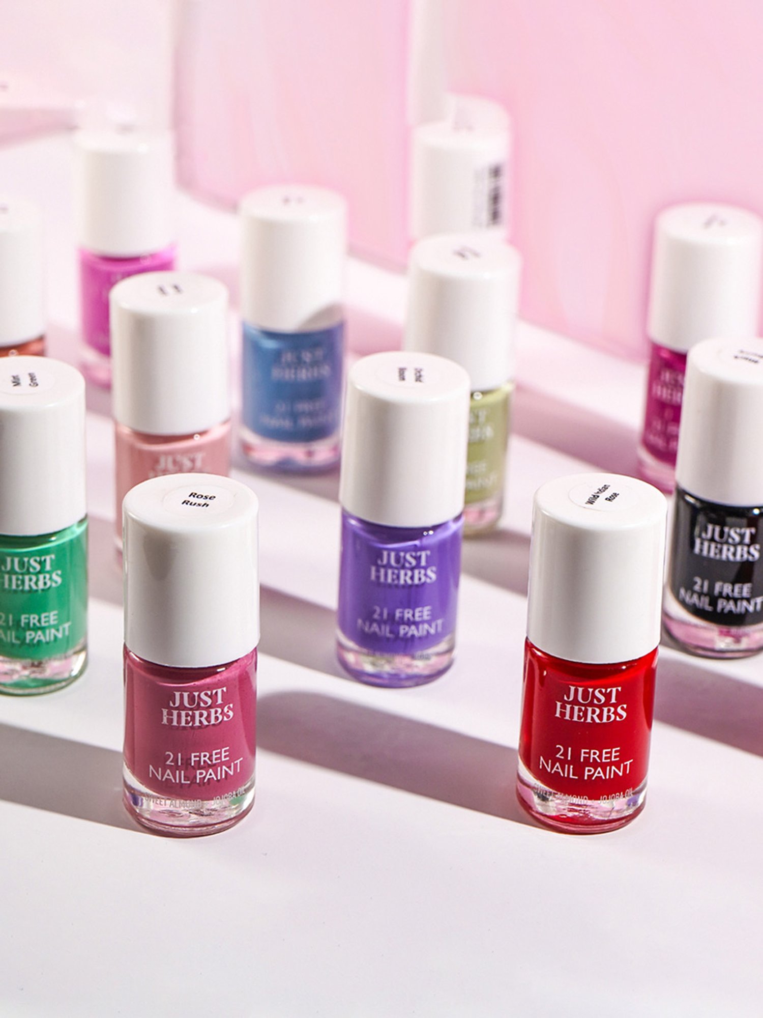 JUST HERBS 21 Free Nail Paint Mint Green - 6 ml