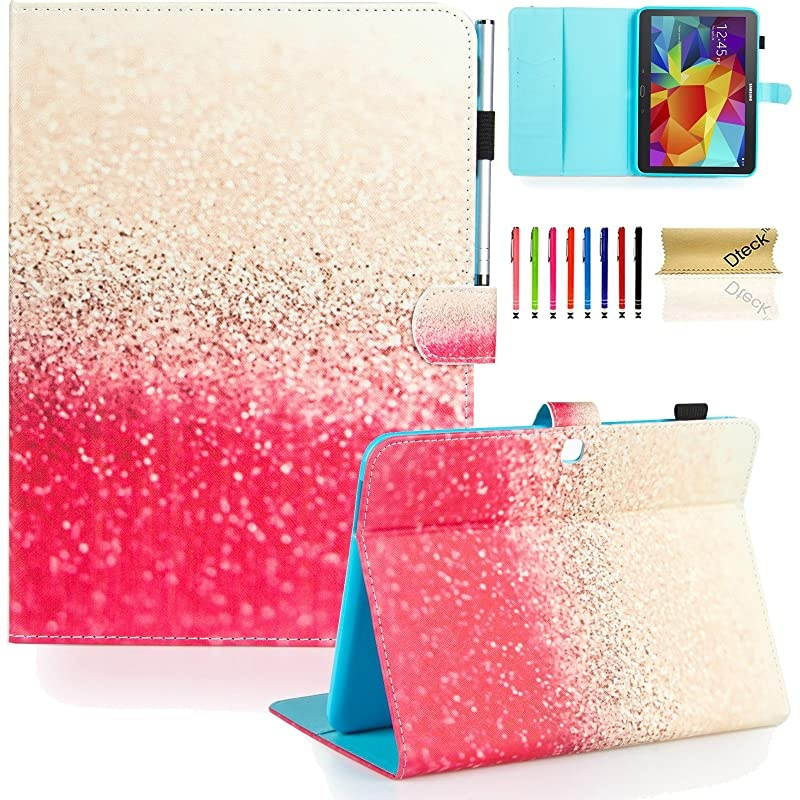 Galaxy Tab 4 10.1 Case,T530 Case,(TM) Slim Folio Stand Case with Cards Slots [Auto Wake/Sleep Feature] Magnetic Smart Shell Cover for Samsung Galaxy Tab 4 10.1 SM-T530NU T531,Gradient Ramp Color