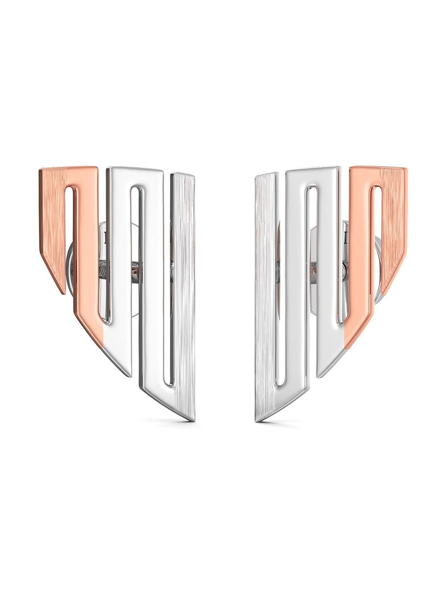 Joyalukkas 950 Platinum Futuristic Fashion Ear Stud