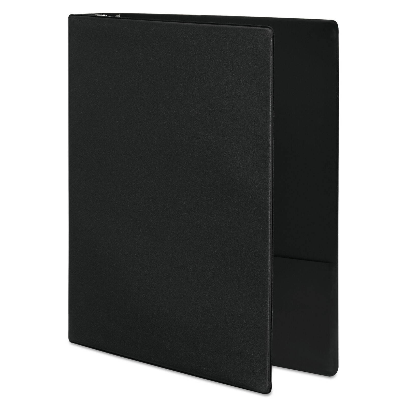 Wilson Jones 383 Basic D-Ring Binder, 3 Rings, 4" Capacity, 11 X 8.5, Black