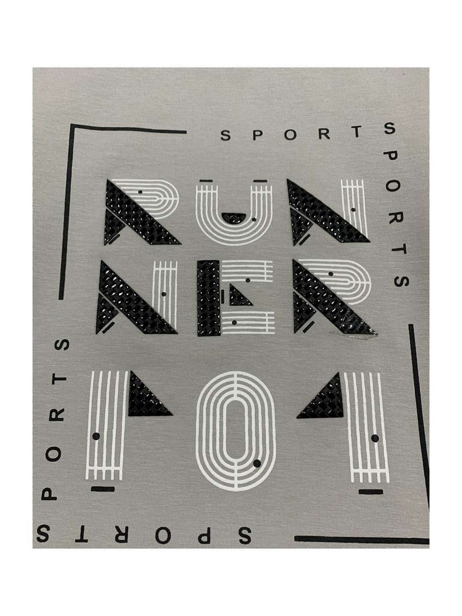 Cavio Kids Grey Printed Full Sleeves T-Shirt