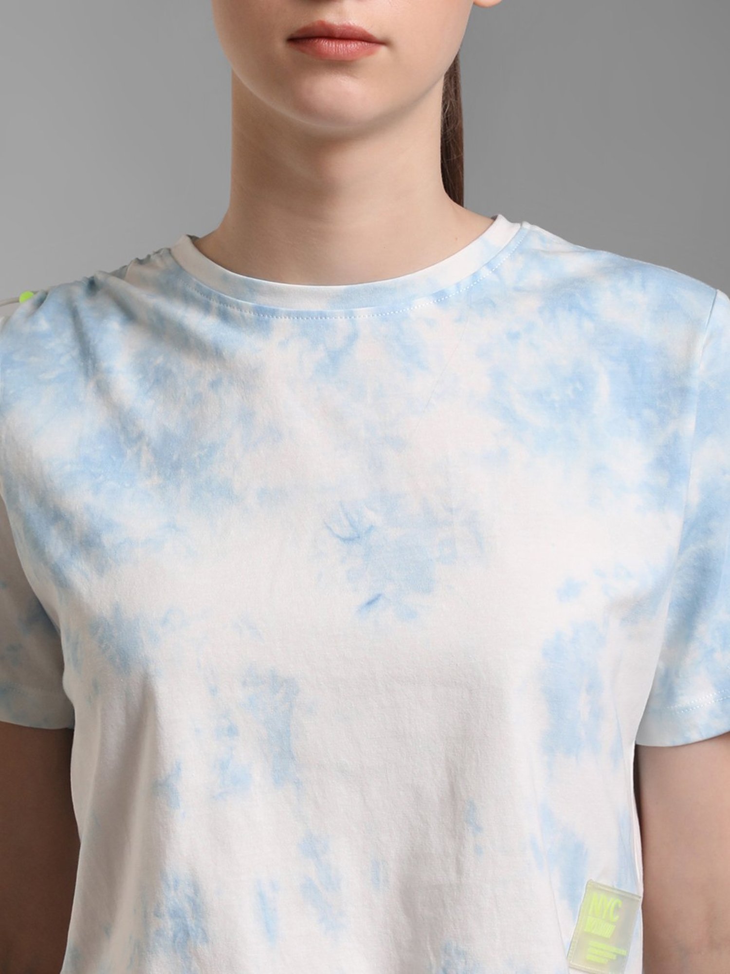 Fame Forever by Lifestyle White Cotton Printed T-Shirt