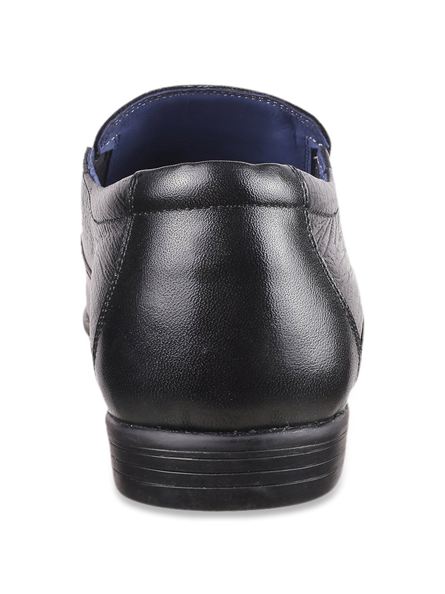 Mochi Men's Black Formal Loafers