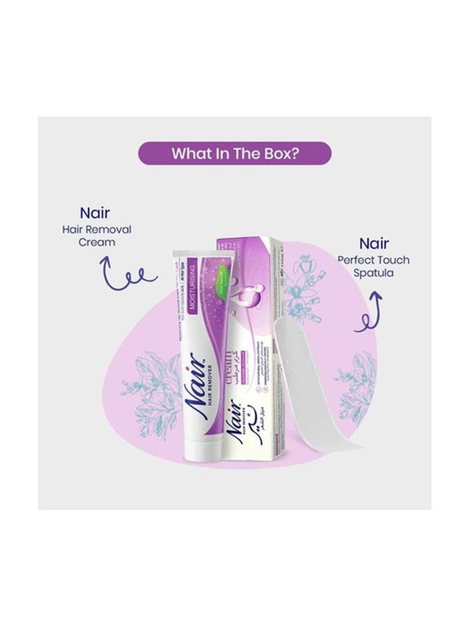 NAIR Hair Remover Moisturizing Hair Removal Cream - 110 gm