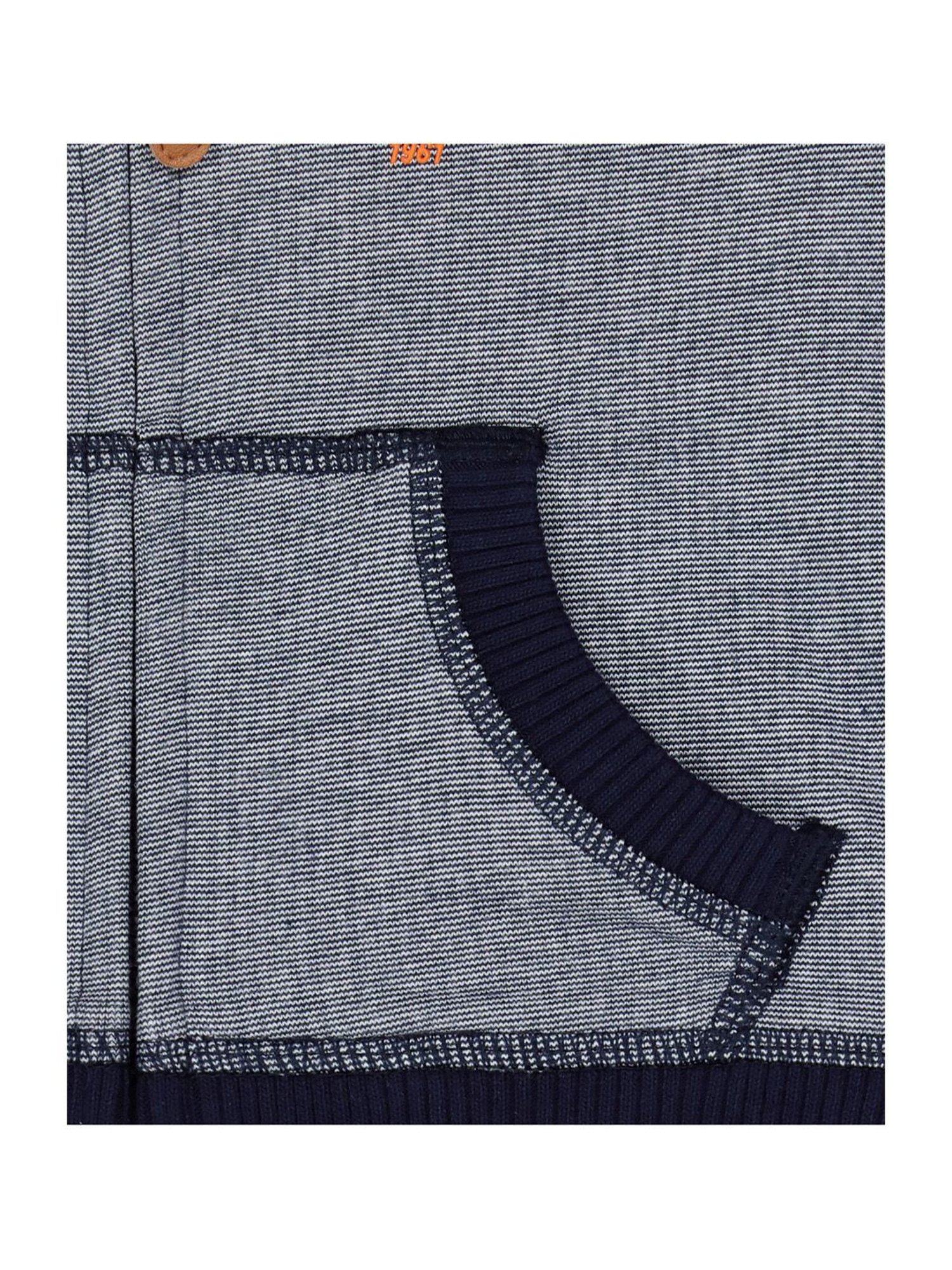 Mothercare Kids Blue Cotton Printed Full Sleeves Sweatshirt