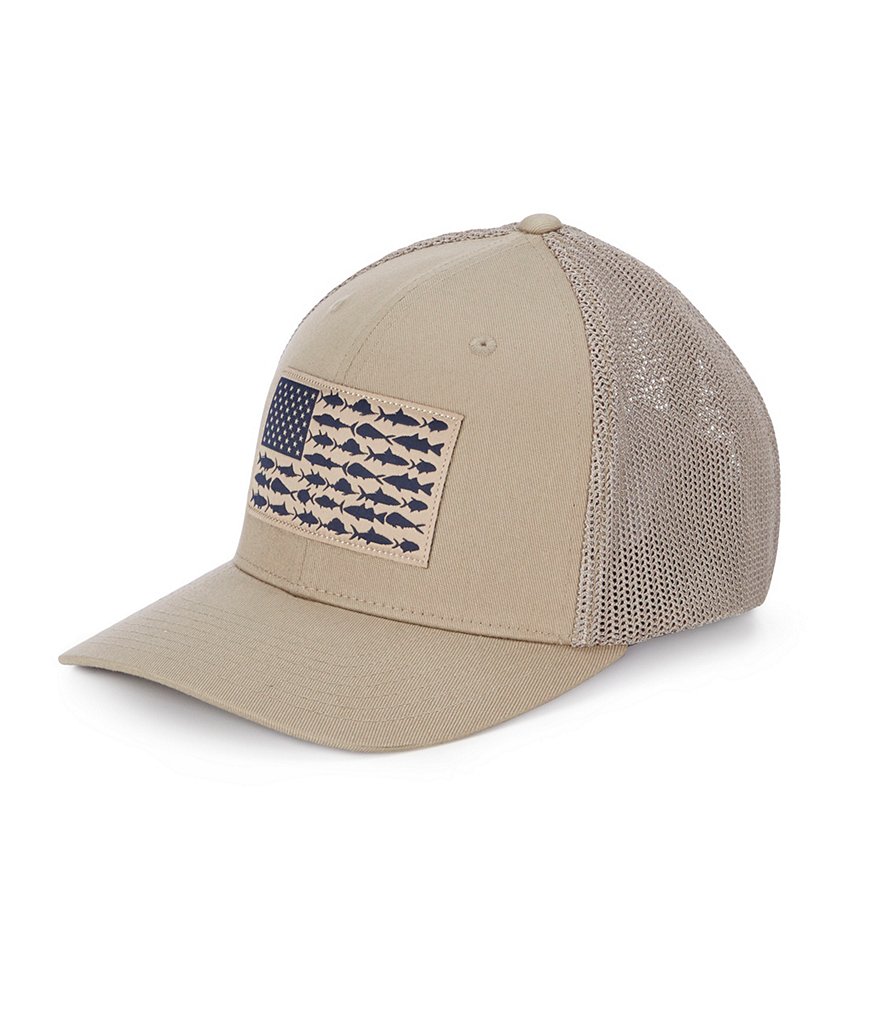 Columbia PFG Flag Mesh Trucker Cap